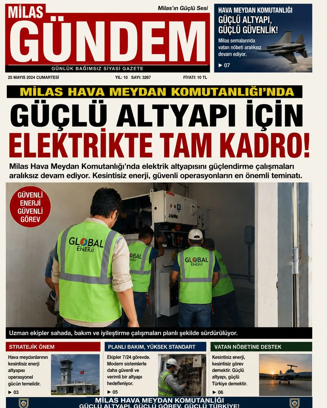 Global Enerji basın haberi