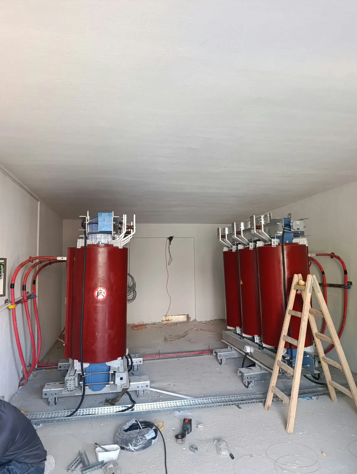 Trafo merkezi montajı ve g&uuml;&ccedil; artırımı